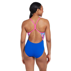 Graffiti Rose One Piece Swimsuit