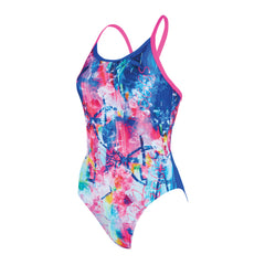 Graffiti Rose One Piece Swimsuit