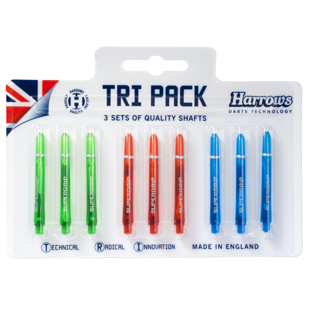 TRI PACK - SUPERGRIP SHAFTS